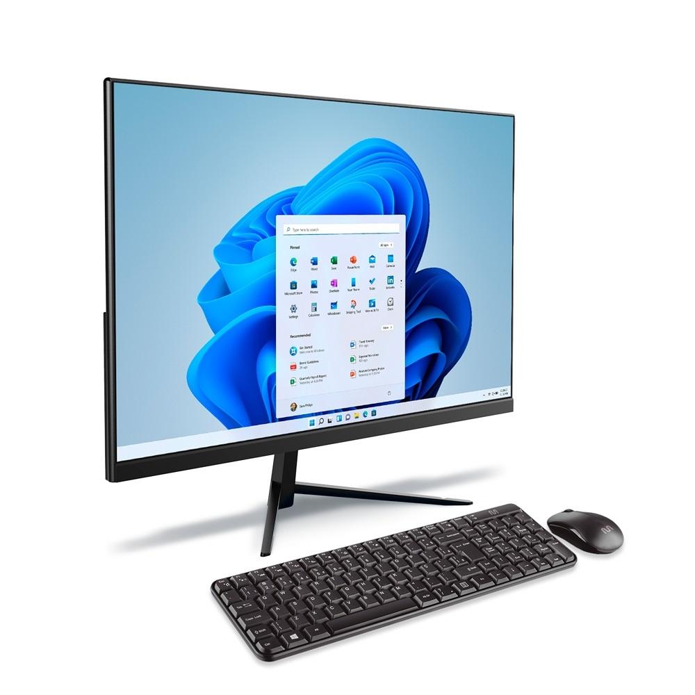 Computador All-in-One 23.8" Multilaser Ultra UB840, Core i3, Memória 4GB, SSD 120GB, Windows 11