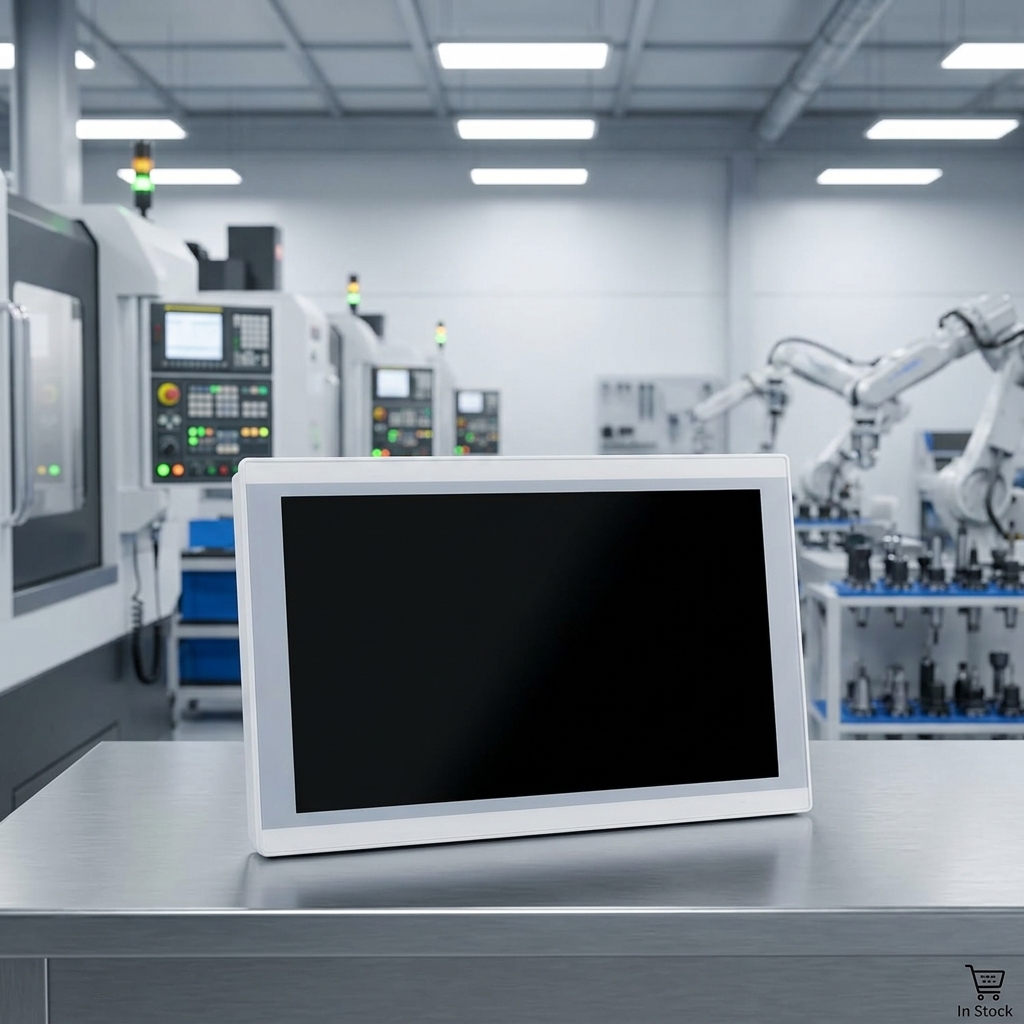 Panel PC Industrial Resistente Partaker de 19 Pulgadas con Pantalla Táctil Capacitiva Proyectada, Procesador Intel J1900 J6412 Core 3-11ª Gen I7 I5 I3