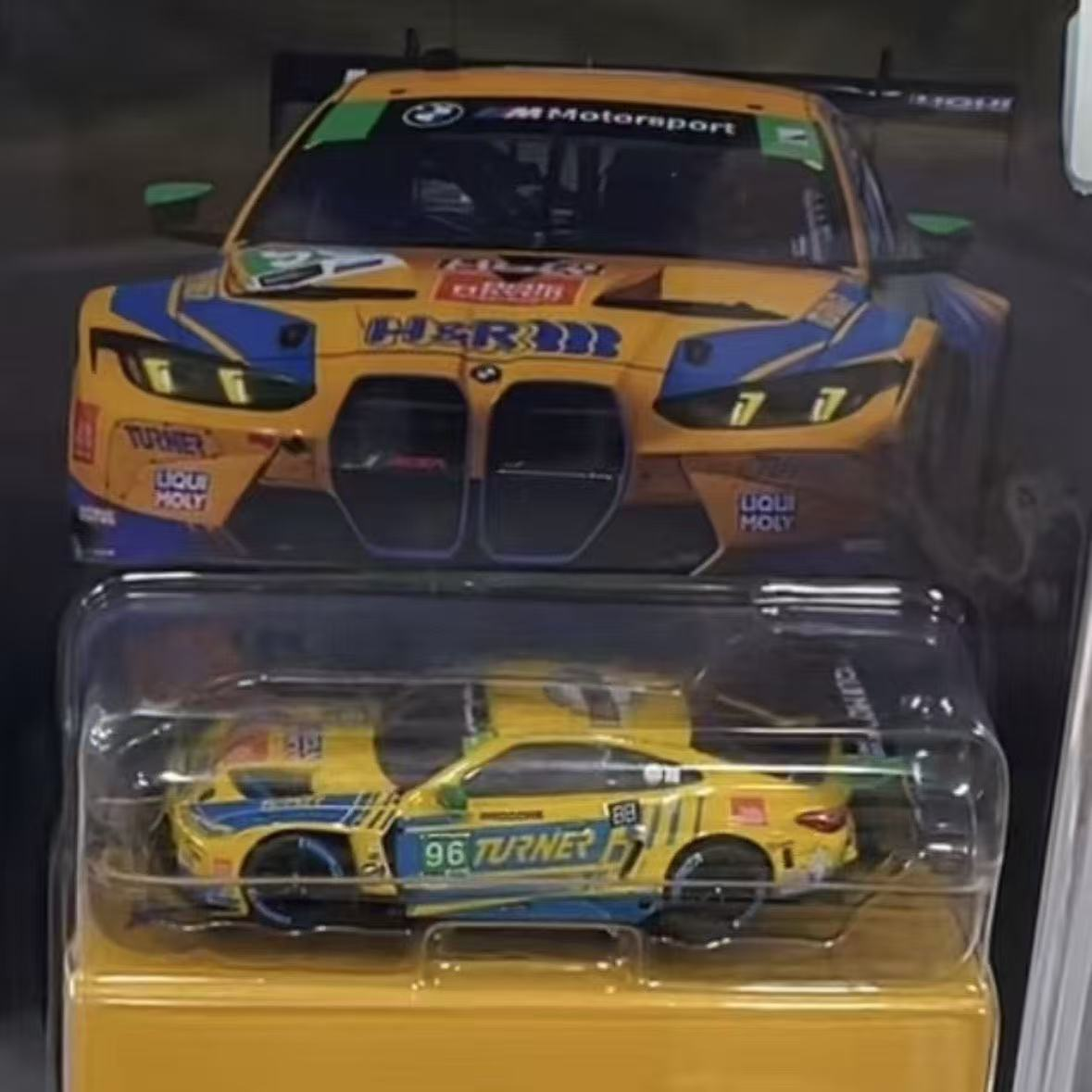 MYSTERIOUS 1:64 Coche de Juguete de Metal Fundido a Presión M4 GT3 F1 para Adultos
