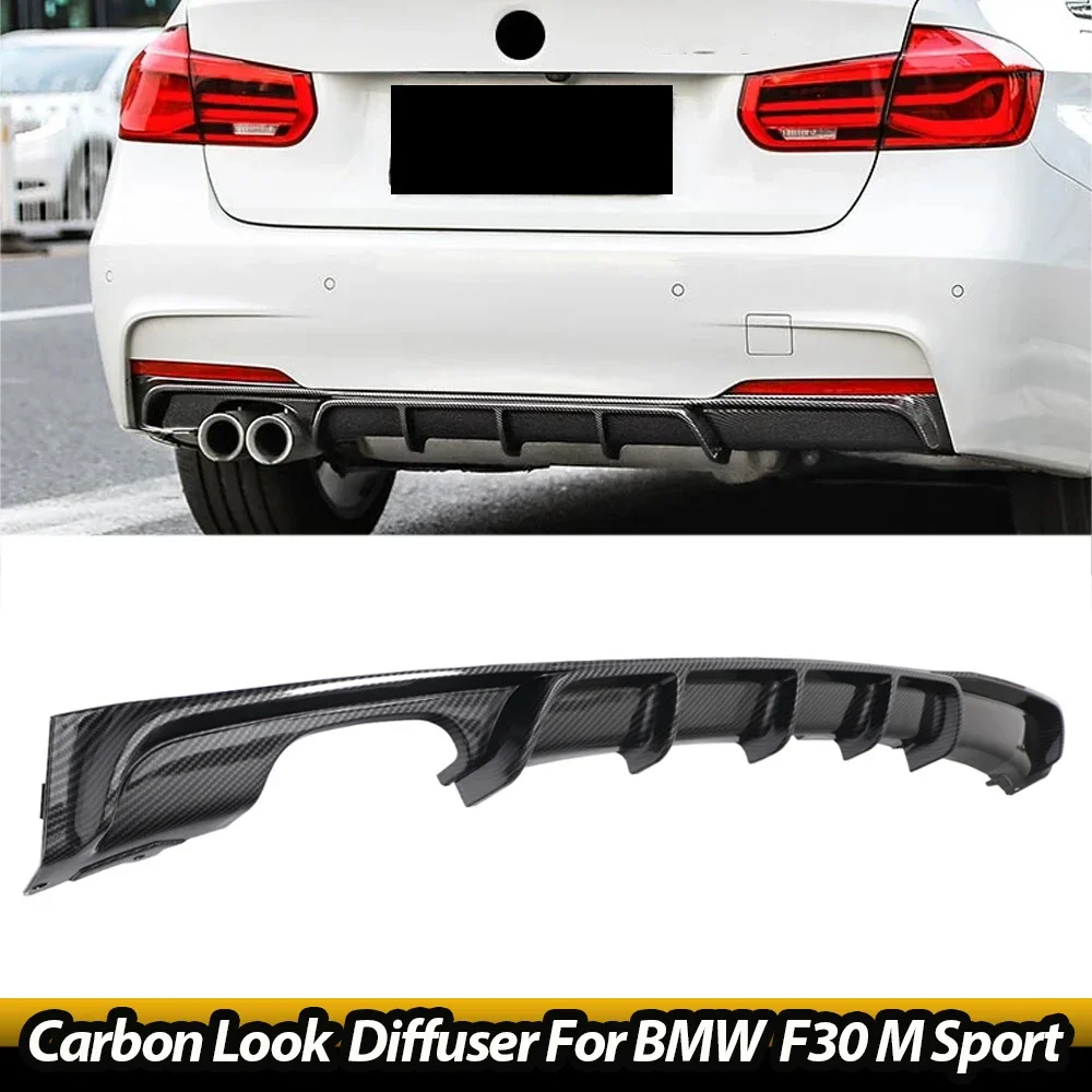 Magickit Carbon Fiber Look Heck diffusor für BMW F30 F31 320i 325i 328i 335i mtech m Sports toß stange 320i 328i 2015-2018