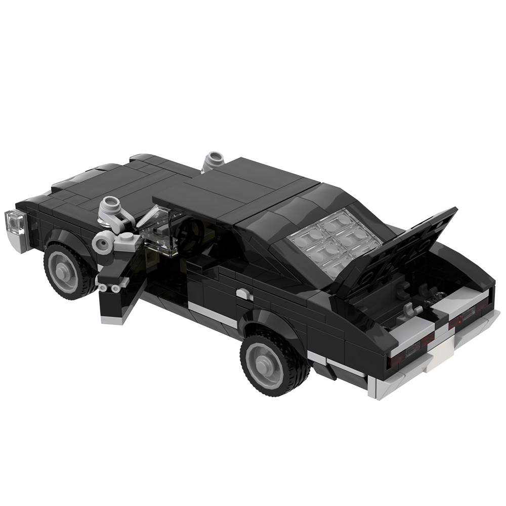 MOC Soprannaturale Impala Modello di Auto Building Blocks Film Supernatural 1967 Chevroleted Impala Nero Auto Giocattolo di Mattoni Regalo Per Adulti
