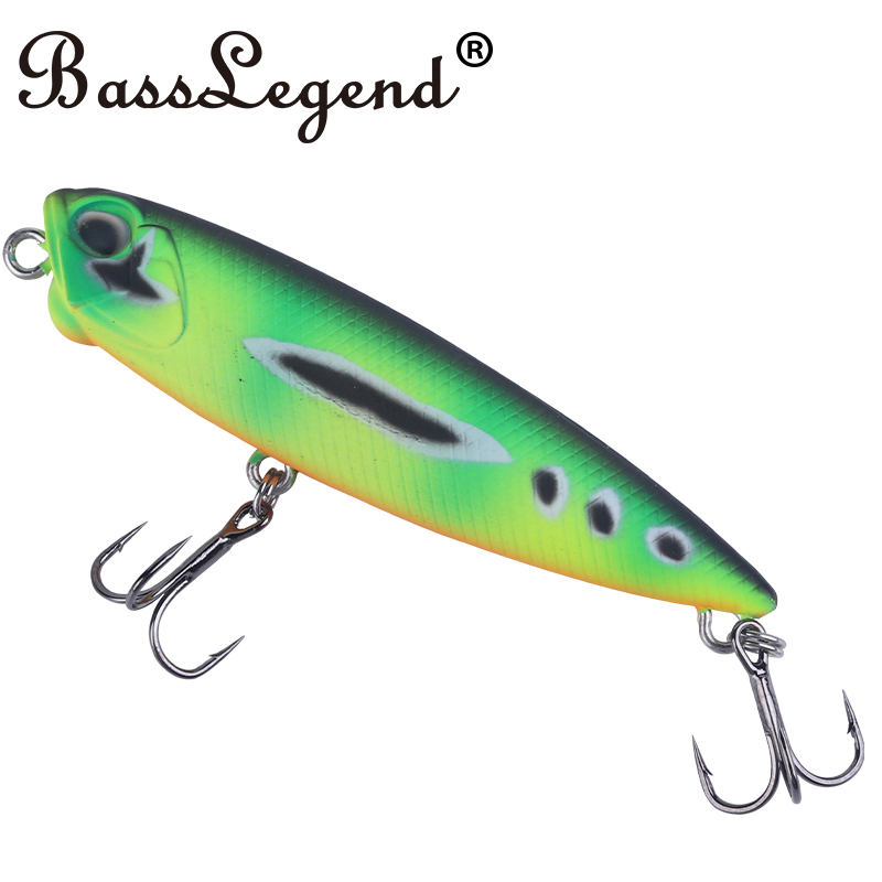 Umpan Pancing Bass Permukaan Air Realis The Pencil Popper Umpan Bass Pike Lure Berjalan Anjing WTD 65Mm 6G 100Mm 14G