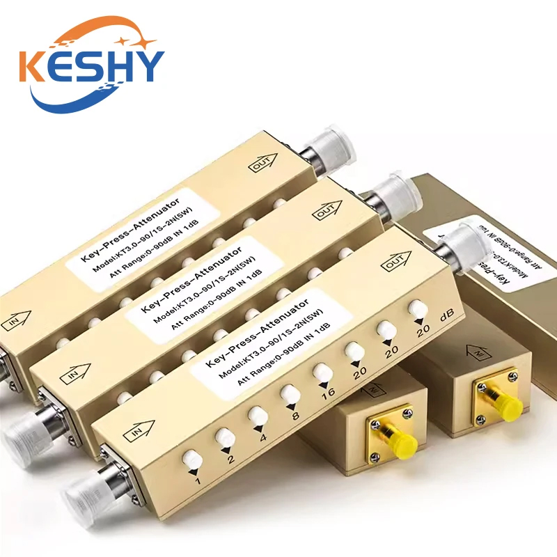 Atenuador Coaxial fijo SMA N de 2W/5W, señal RF, conector atenuador de alta potencia ajustable, adaptador SMA/N tipo 10/30-90DB 0-6G