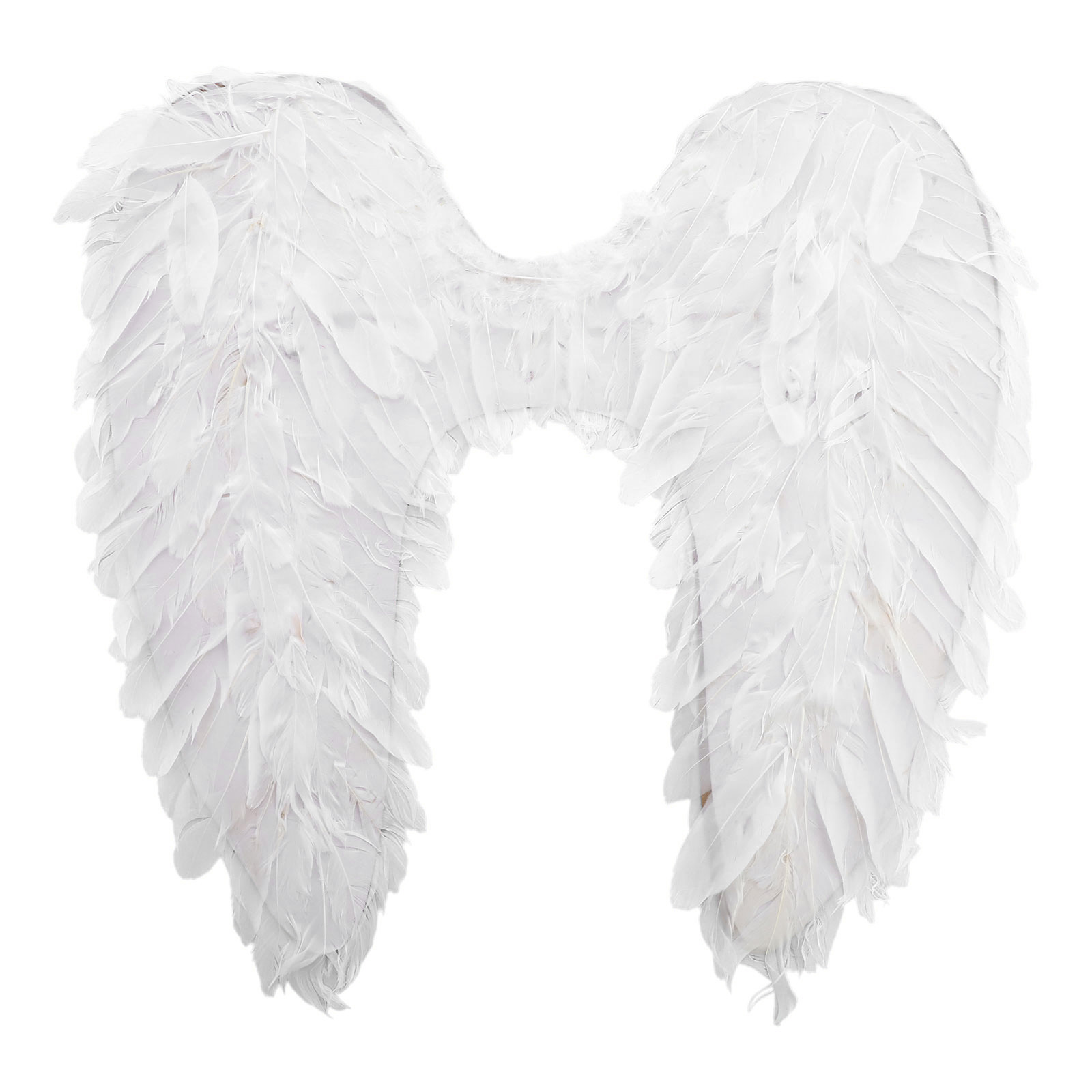 Deluxe Angel Feather Wings Halloween Christmas Fancy Dress Costume dla kobiet, mężczyzn, dziewcząt, chłopców, biały kolor Angel Wings