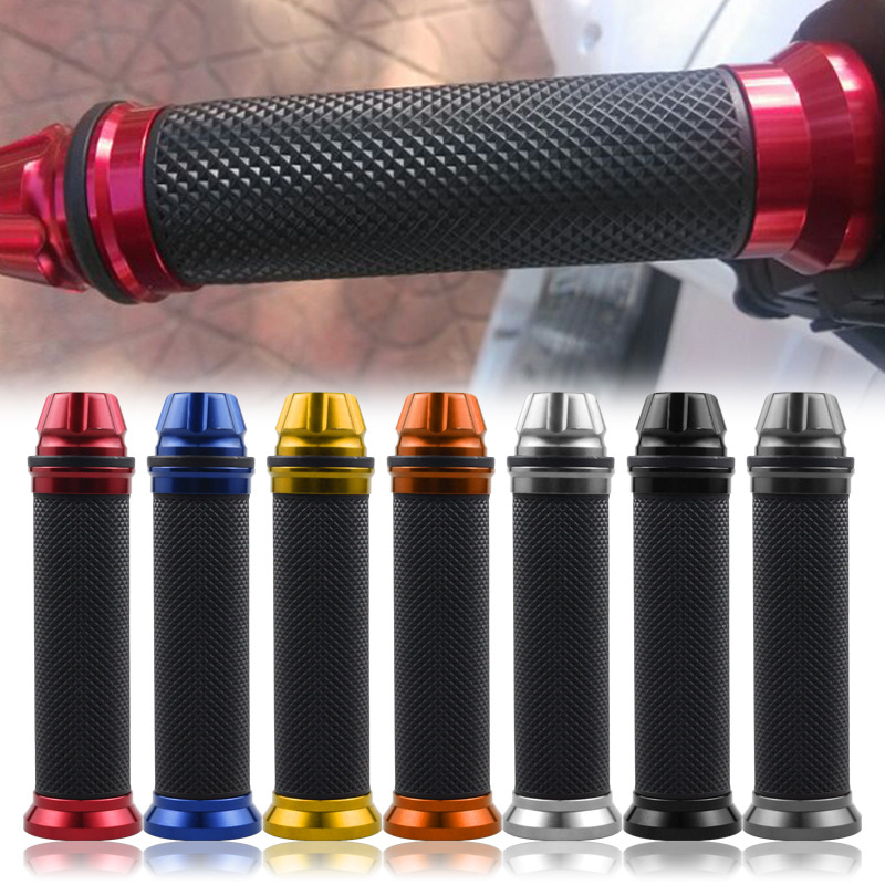 Motorcycle Grips Rubber Handlebar Universal Motorcross Bicycle Motorbike Scooter Modified Throttle Grip Moto Styling Accessories