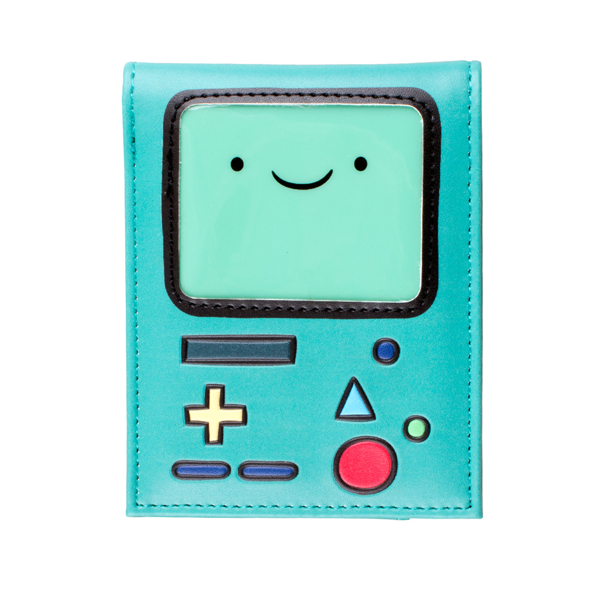 High-Quality Green Foldable Independent Gaming Machine Screen Wallet with Fashionable Embossed Card Holder and ID Seat