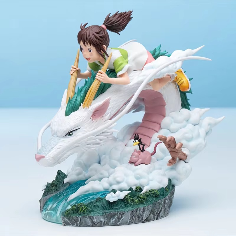 Anime Figura Ogino Chihiro E Nigihayami Kohakunushi Azione Fiugre Modello In Pvc Bambola Da Collezione Personalizzata Decorare Giocattolo Per Bambini Regalo