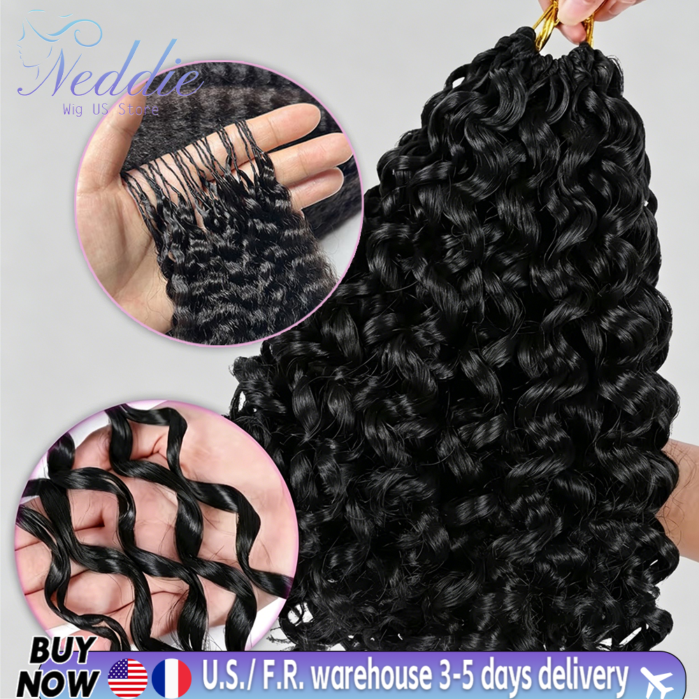 Extensiones de Cabello Humano Rizado para Crochet, Tejido Brasileño Pre-Separado, Sin Nudos, Tipo Pluma, para Mujer, Invisible, Rizado Kinky para Trenzas