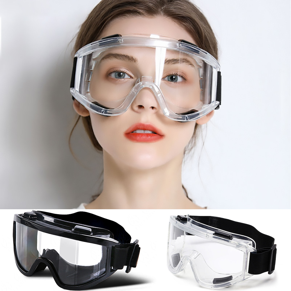 Safety Goggle Anti Splash Dust Proof Work Lab Eyewear Eye Protection Industrial Research Safety Glasses Clear Lens