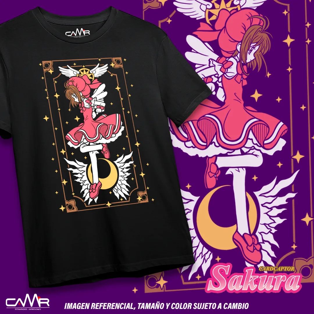 Camiseta Cardcaptor Sakura Kero-Chan Kawaii Anime Manga regalo camisa todas las tallas
