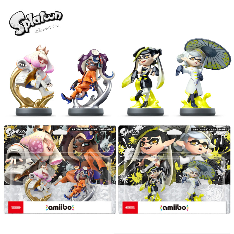 Nintendo Amiibo Figur Splatoon Serie Pearl Marina Callie Marie 2er-Pack Asiatische Version Regionsfrei Auf Lager Original