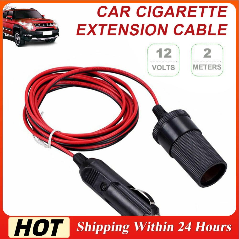 2M/5M Auto-Ladekabel 12/24V 10A Auto-Steckdosenadapter Zigarettenanzünder-Stecker Kabel Zigarettenanzünder-Verlängerungskabel