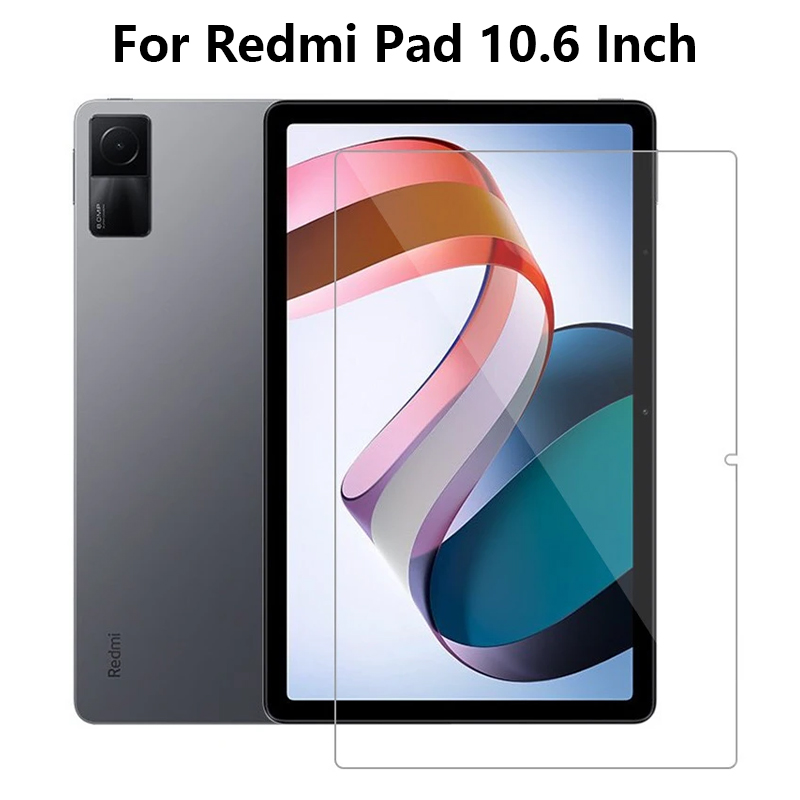 Ochraniacz ekranu ze szkła hartowanego 9H do tabletu Xiaomi Redmi Pad 10,6 cala 2022 bez pęcherzyków powietrza Ultra przezroczysta folia ochronna