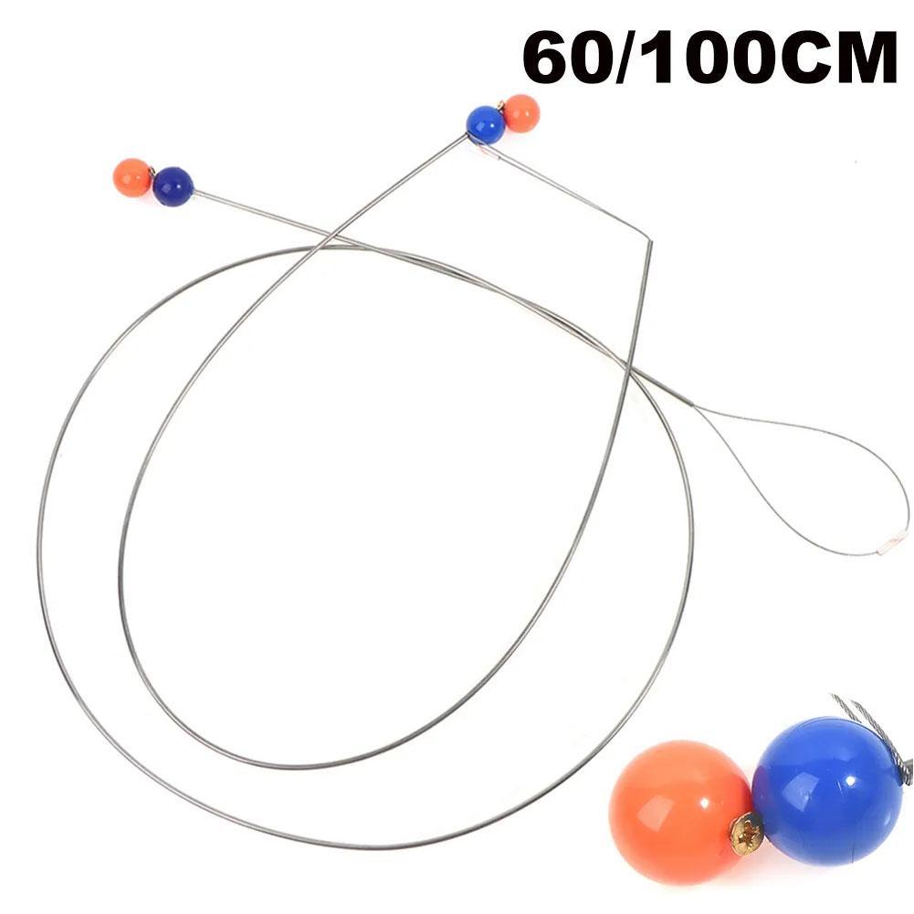 Herramientas de suministros de cerrajero, Bola de alambre de acero para puerta de coche, cuerda de alambre, herramienta láser para todos los vehículos, 60cm /100cm