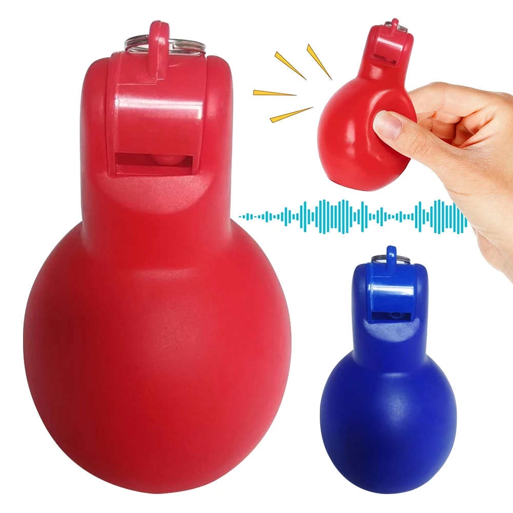 Silbato para apretar a mano, silbato de sonido fuerte y nítido, silbato de supervivencia de seguridad, silbato de emergencia para interiores, exteriores, hogar, escuela, deportes
