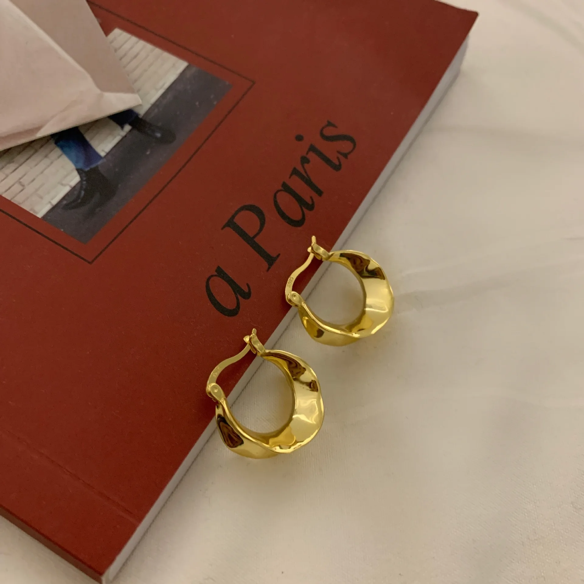 Boucles d'oreilles créoles en argent Sterling 925, tempérament Simple, exquis, tendance, bijoux Sexy, cadeau pour femmes