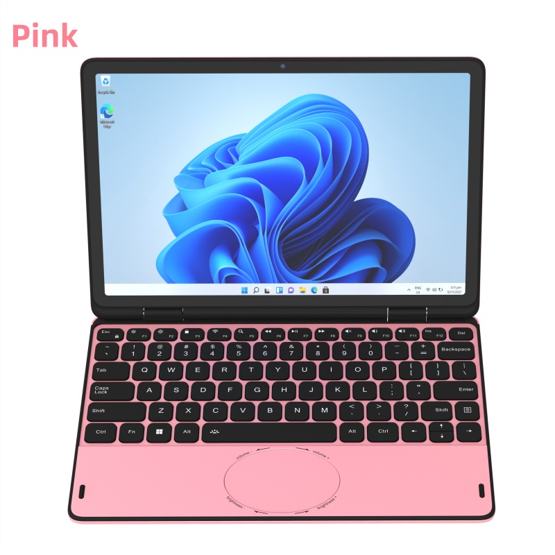 Nieuwe collectie Dunne en lichte 2-in-1-laptop 32G 11“ IPS HD Touch Intel N100-processor UHD Graphics TOUCHPAD Verlicht toetsenbord Minipc