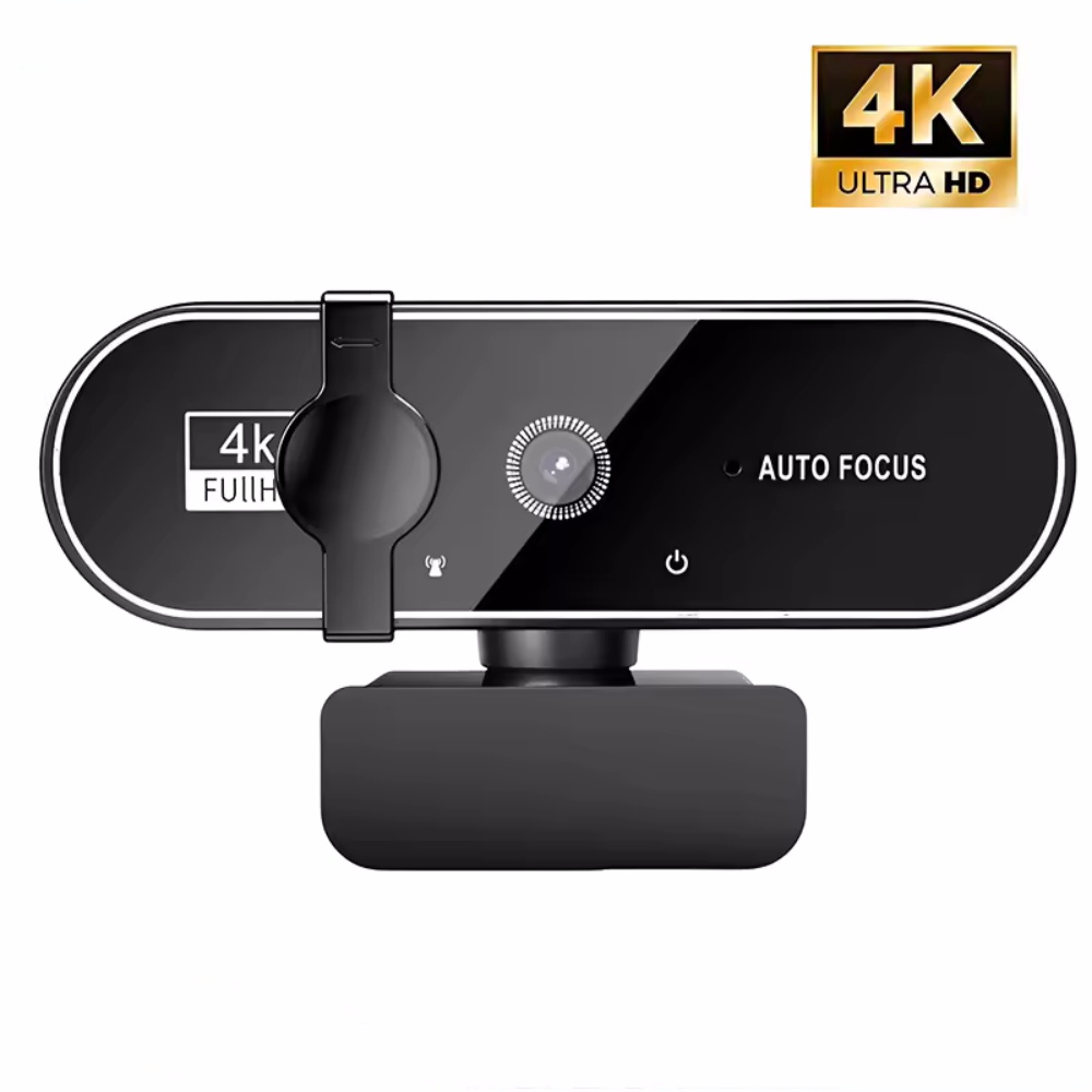 Cámara web 4K 1080P Mini cámara 2K Full HD con micrófono 30fps cámara Web USB para enfoque automático PC portátil cámara de grabación de vídeo