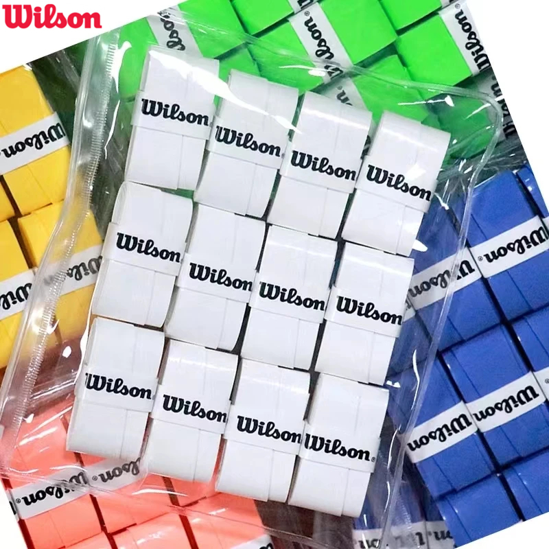 12/24 Pcs Wilson มือกาวลื่นเข็มขัดไม้เทนนิส Grip เทป Anti-SLIP Band Fishing POLE Sweatband PU Handle