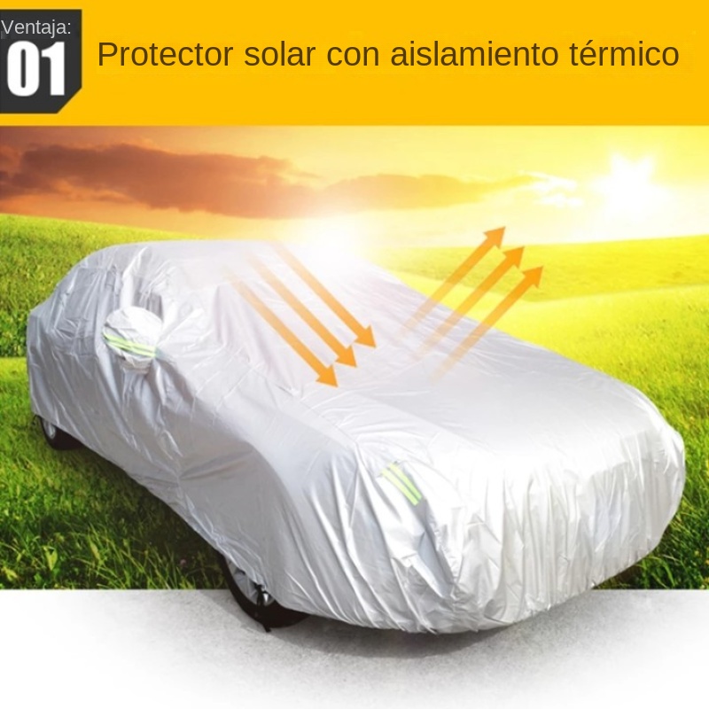 Cubierta de coche protección exterior cubierta de nieve Exterior completa sombrilla cubierta de protección a prueba de polvo Universal para Hatchback Sedan SUV