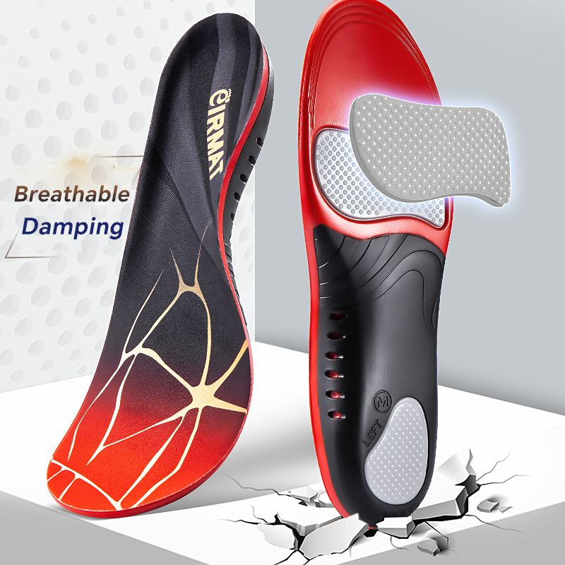 Wkładki do butów Premium 220+lbs Heavy Duty Arch Support Insoles for Feet PU Gel Shock Absorption Running Insole Wide Feet Work Boots Women Men