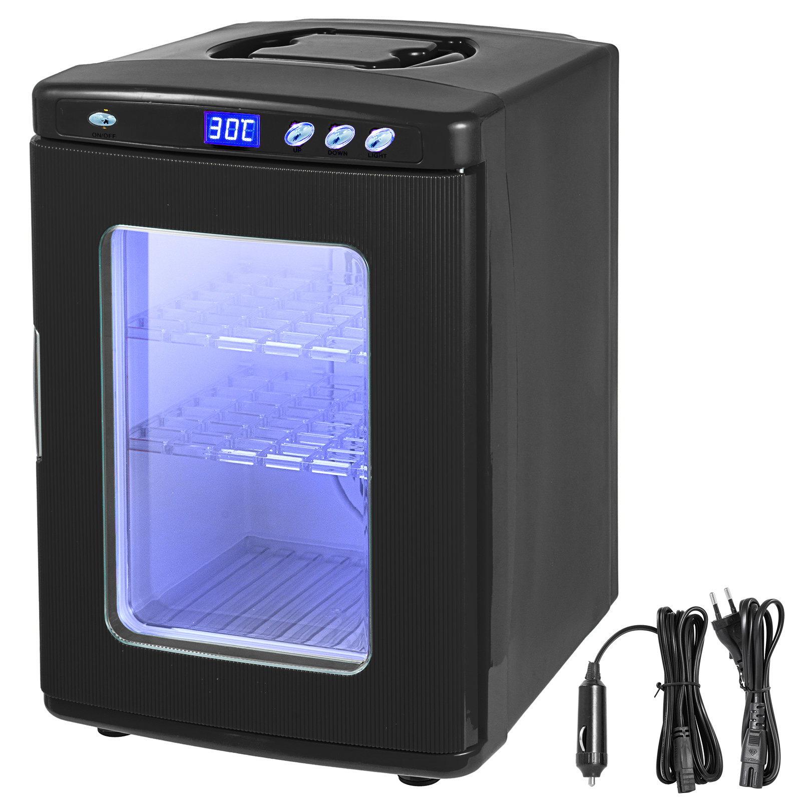 SucceBuy 25L สัตว์เลื้อยคลาน Incubator Digital Egg Incubator Scientific Lab Incubator Cooling และเครื่องทําความร้อน 5-60 ° C ทํางานสําหรับสัตว์เลื้อยคลานขนาดเล็ก