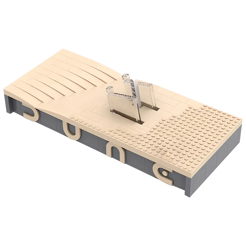 Soporte de exhibición para ensamblar bloques de construcción, Serie de dunas ensambladas, soporte de exhibición de Ornithopter, juego de ladrillo, regalo de vacaciones, 374 piezas, MOC