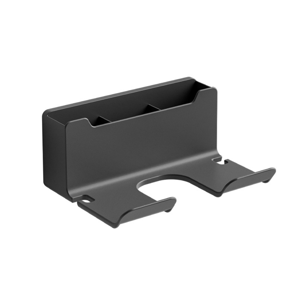 A72P Hair Dryer Holder Wall-Mounted Dryer Cradle Straightener Stand Hairdryer Organizer Box Toilet Blower Holder