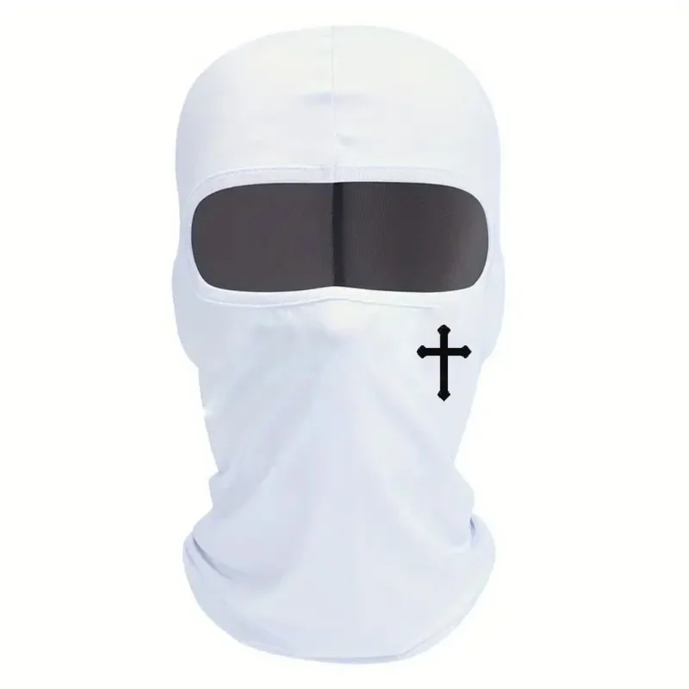 Máscara de esqui Black Cross Face - respirável para ciclismo, motociclismo, esqui - Equipamento de esportes ao ar livre de inverno
