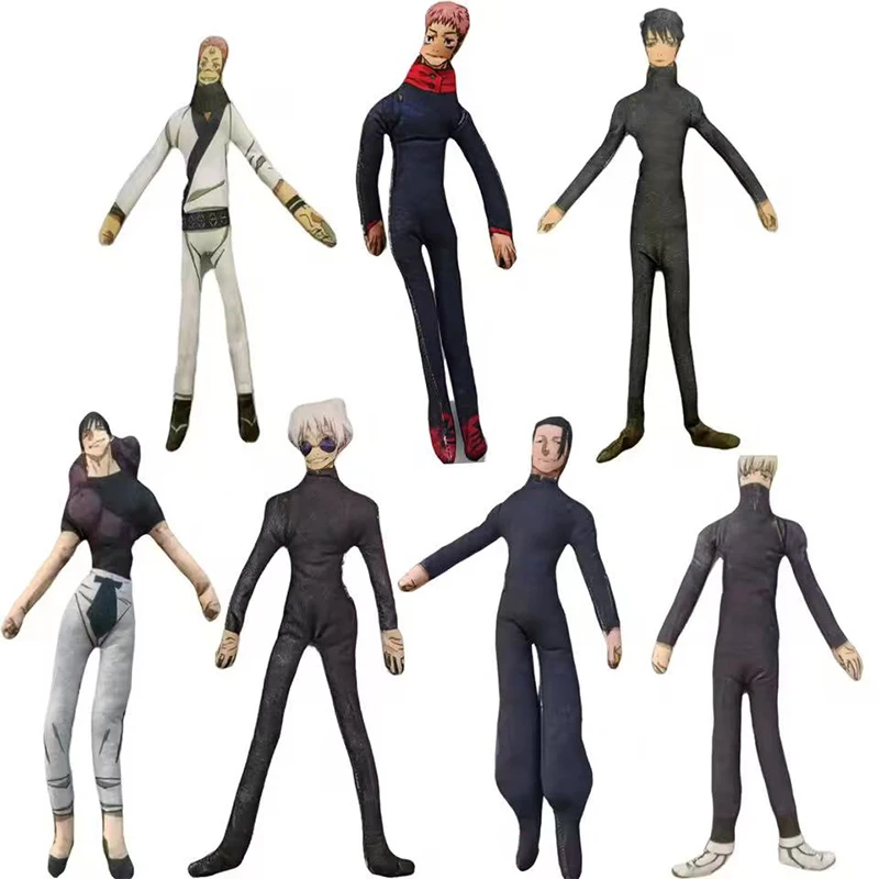 Anime Jujutsu Kaisen Doll Movable Funny Gojo Satoru Toy Shapeshift Figure Cosplay movable Abstract Wire Skeleton Halloween Prop