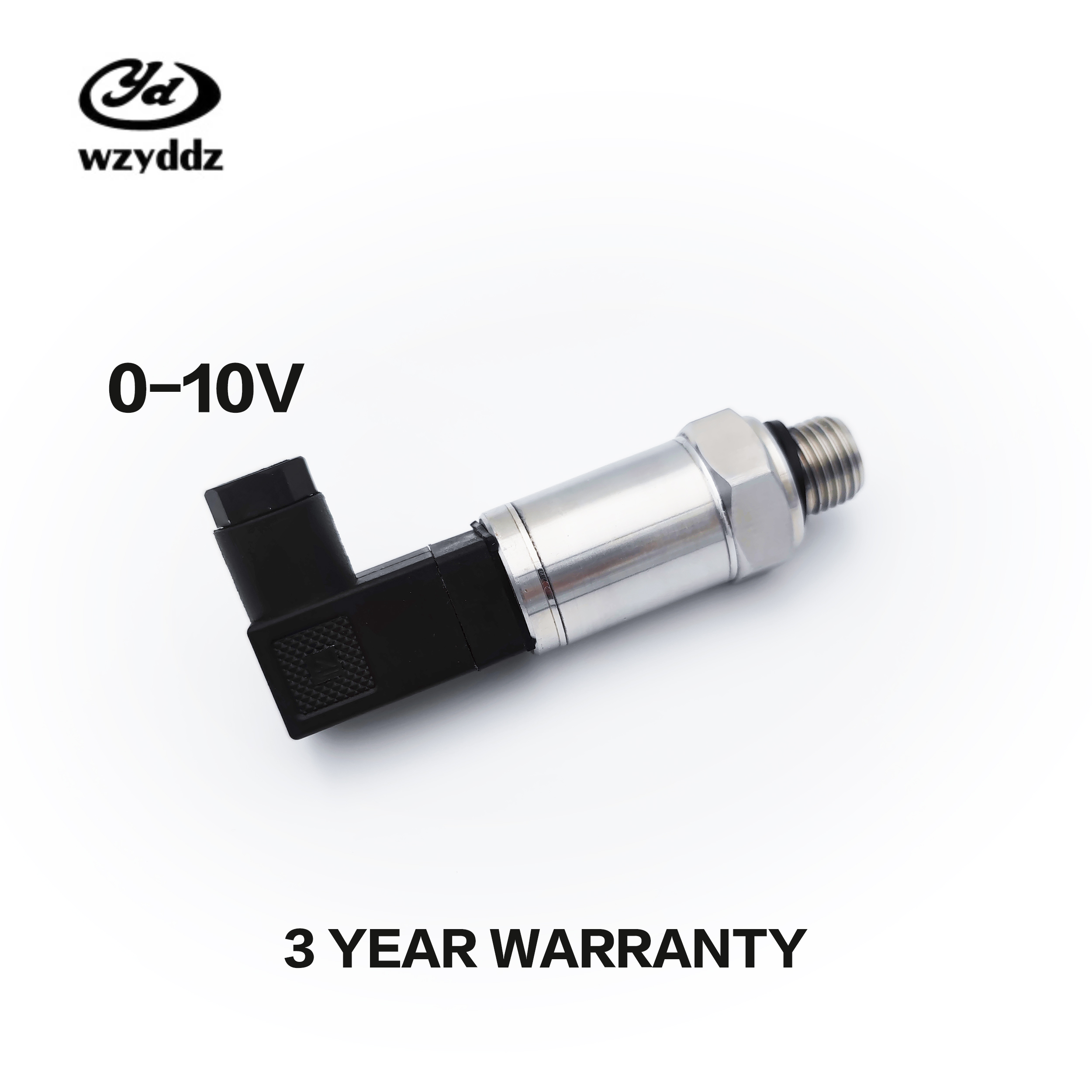 Transmissor de Pressão G1/4 12-36V 0-10V 0-600bar Opcional em Aço Inoxidável para Água, Óleo, Combustível, Gás e Ar