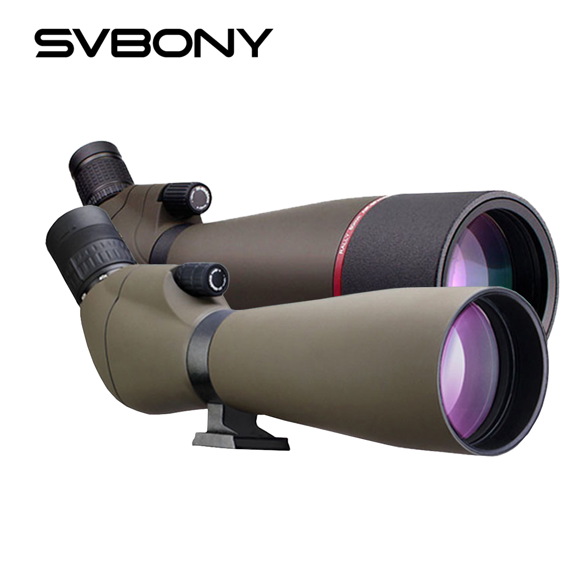 SVBONY телескоп для наблюдения за птицами SV401/SV13 20-60X80 зрительная труба водонепроницаемое туристическое снаряжение для стрельбы по мишеням на Луне