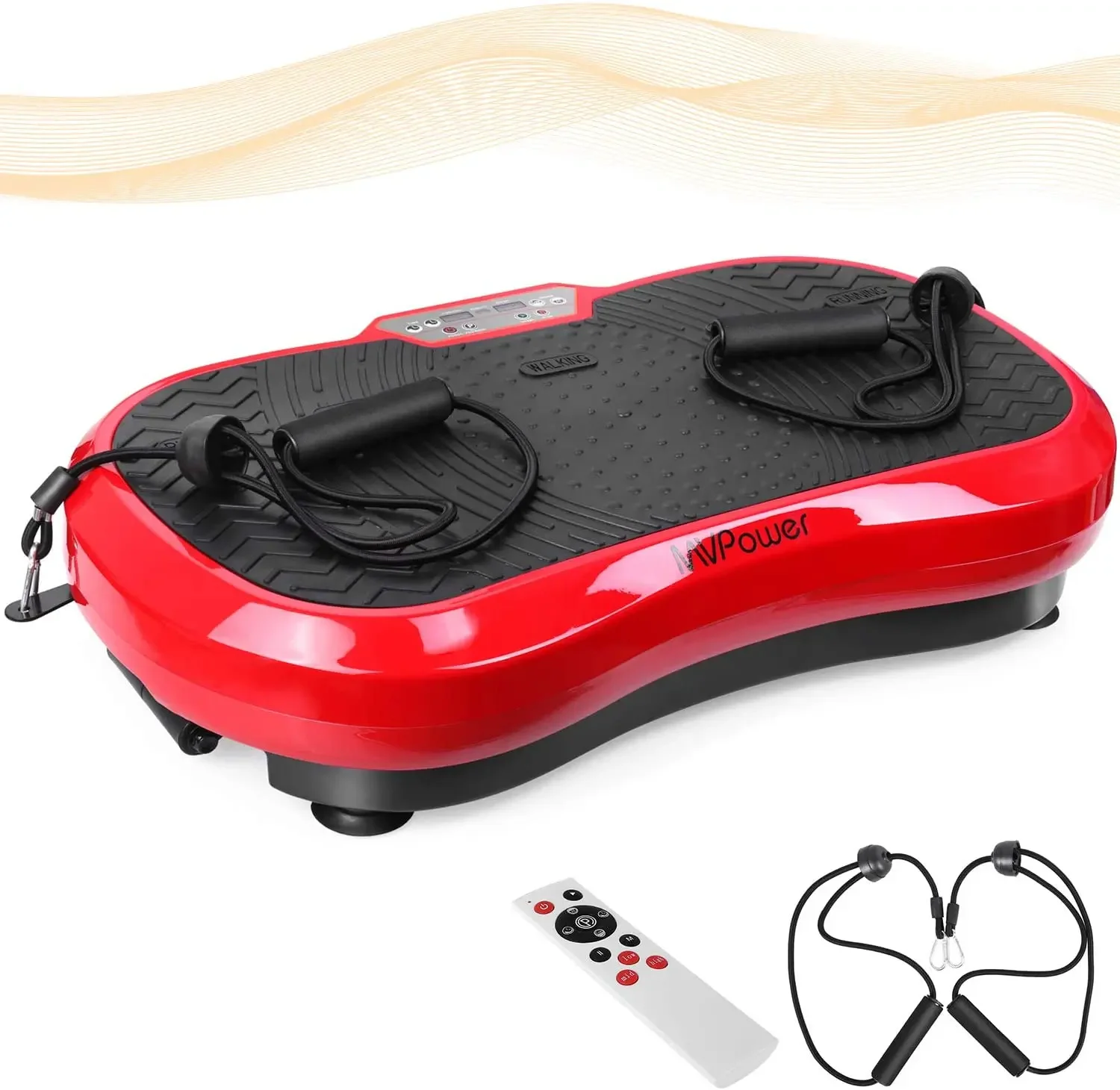 Trilplaat Oefenmachine Hele lichaamstraining Fitness Trillingsplatform Machine Thuistrainingsapparatuur met weerstand