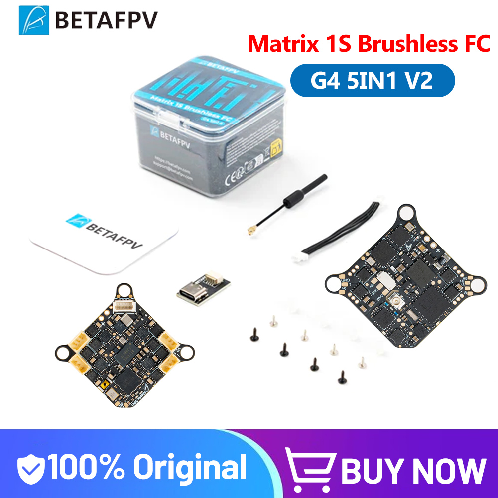 BETAFPV Matrix 1S Borstelloze 5in1 II AIO Vluchtcontroller 12A ESC voor Air65 II/Air75 II/Meteor65 Pro/Meteor75 Pro Quadcopter