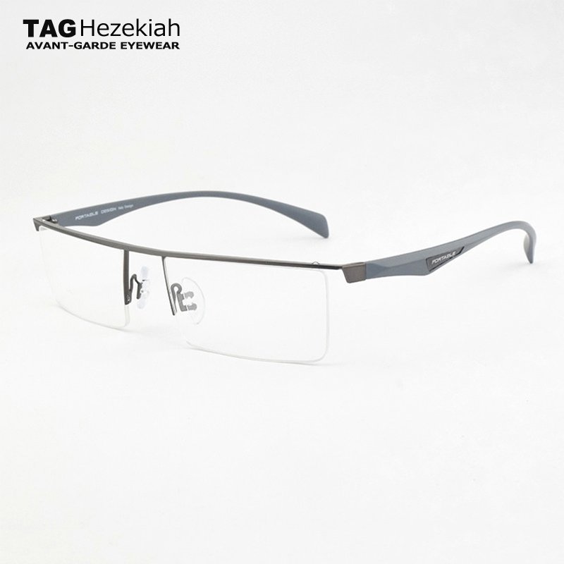 Oprawki okularowe męskie Oprawki do okularów Modne okulary Retro designerskie okulary damskie Okulary do czytania Octanowe oprawki Okulary TR90 z lustrzanymi zausznikami
