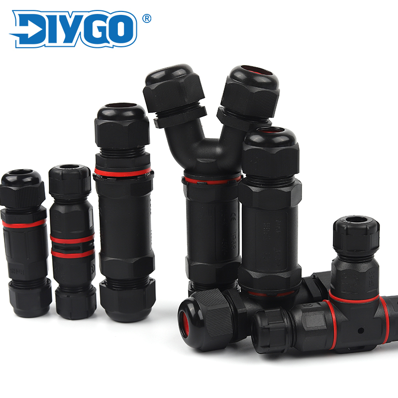 IP68 I/Y/T รูปร่าง M20/M25 กันน้ํา Connector 2/3/4/5 พินสกรูอะแดปเตอร์สําหรับ 6-16 มม.กลางแจ้งสายไฟ DIY GO
