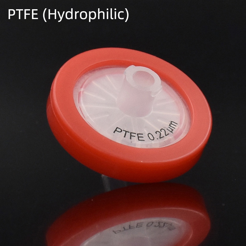 25 pz Lab 13mm/25mm PTFE Luer Millipore Filtro Siringa Filtro Ago Idrofile con Membrana 0.22/0.45/1.2um