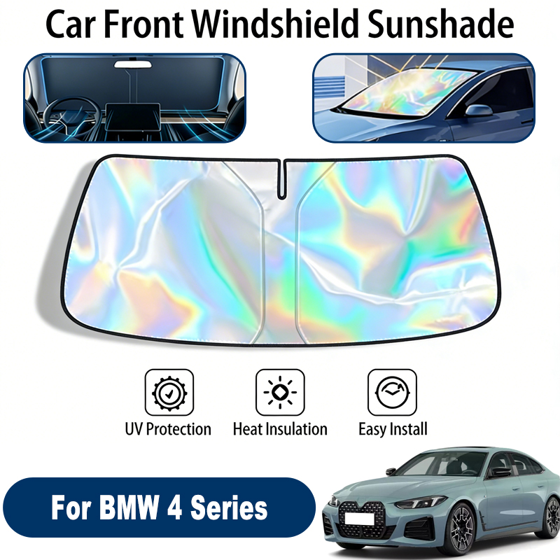 Car Windshield Sun Shade UV Reflective Sun Visor Protection Cover For BMW 4 Series F32 F33 F36 G22 G23 G26 2013-2026
