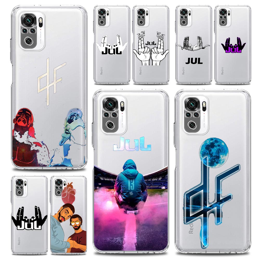 เคสโทรศัพท์ jul rapper สำหรับ Xiaomi redmi Note 13 12 5G 9S 9 8 10 11 Pro 4G 9T 13C 12C 10C 9C 9A 7เคสซิลิโคนใส