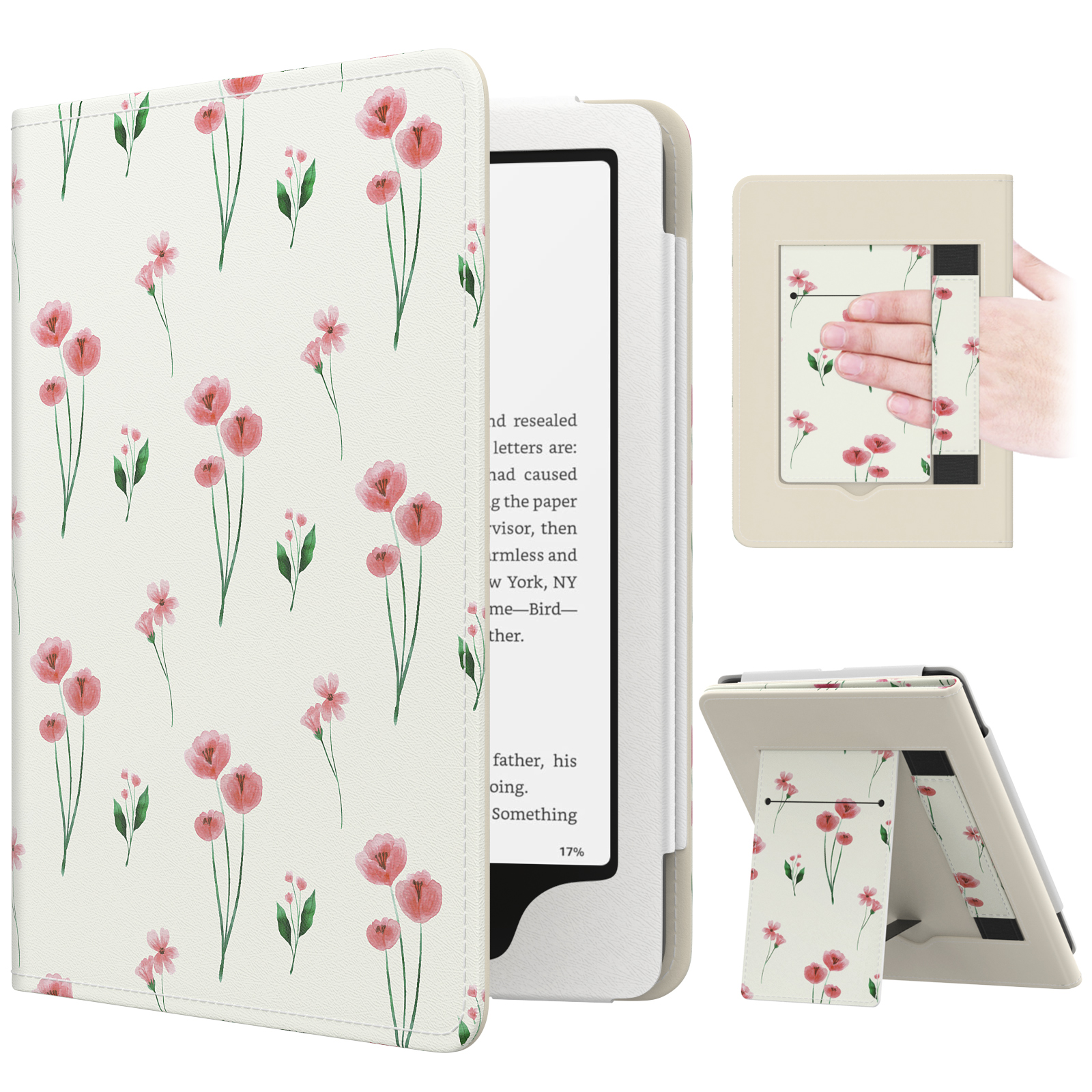 Etui MoKo do Kindle Paperwhite 7"/6,8" (12./11. generacji-2024/2021) i Kindle Colorsoft Signature Edition, wąska obudowa z PU