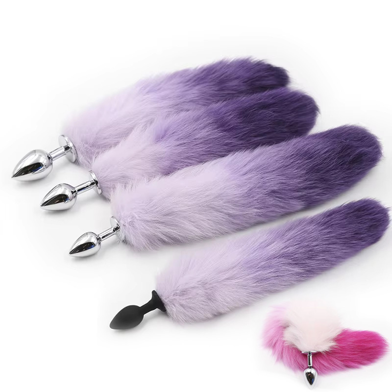Butt Plug Stimulator Sex Toys Role Play Prostate Massager Fetish BDSM Smooth Plush Anal Plugs Flogger Fox Tail Whip Accessories