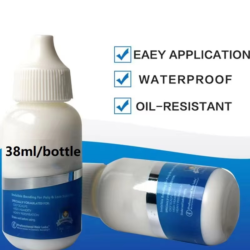 Pegamento para Pelucas al por Mayor de 38ml, Adhesivo Impermeable Invisible para Encaje, Fijación Frontal de Cabello, Removedor Ghost+Remover
