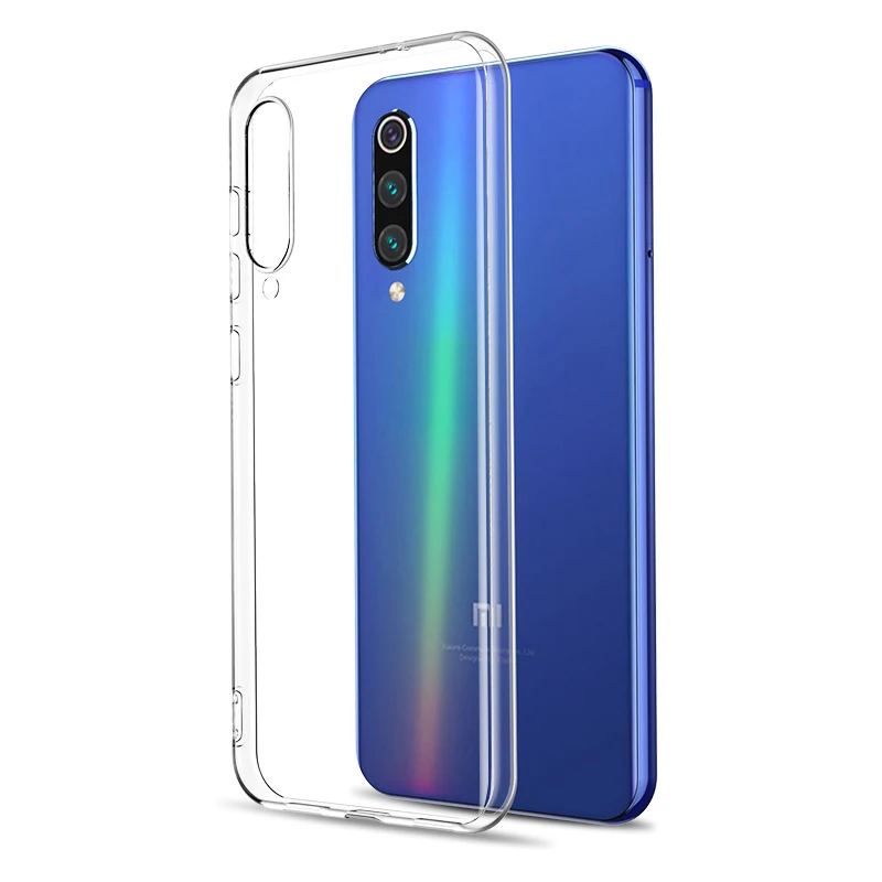 Luxus Klar Fall Für Xiaomi Mi A1 A2 A3 8 9 Lite Se 10 Pro Transparent Silikon Weiche Fall Für mi Hinweis 10 Lite 6 6x5x Fundas