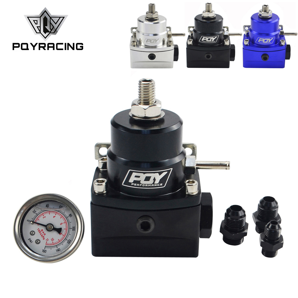 AN8 Tekanan Tinggi Pemakaian Regulator W/Boost-8AN 8/8/6 EFI Regulator Tekanan Bahan Bakar dengan Ukuran PQY7855