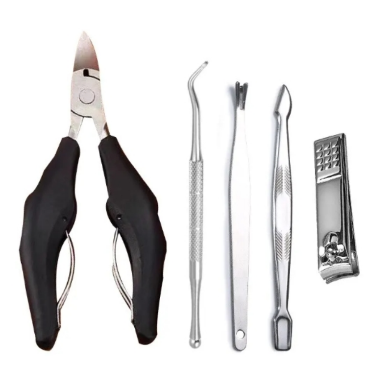 Ensemble de coupe-ongles en acier inoxydable, optique incarnée, pédiatrie
