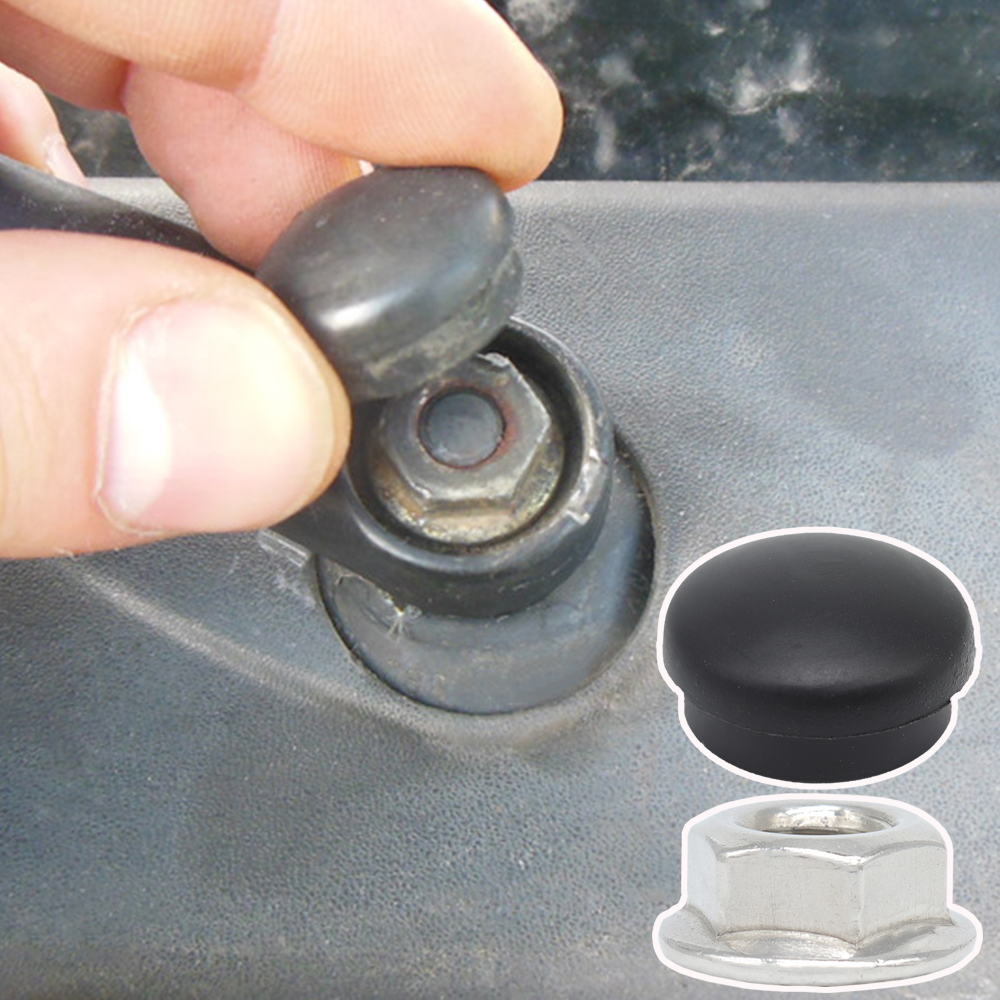 Para Audi A4 B5 B6 B7 B8 B9 1995 - 2019 A8 D3 Q7 4L A6 C4 C5 C6 C7 brazo del limpiaparabrisas delantero del coche tapa de tuerca de tornillo cubierta basculante