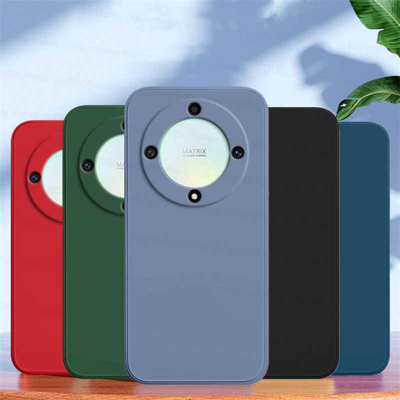 Custodia per Honor Magic 5 Lite, Cover Antiurto in Silicone Liquido TPU per Honor Magic 5 Lite