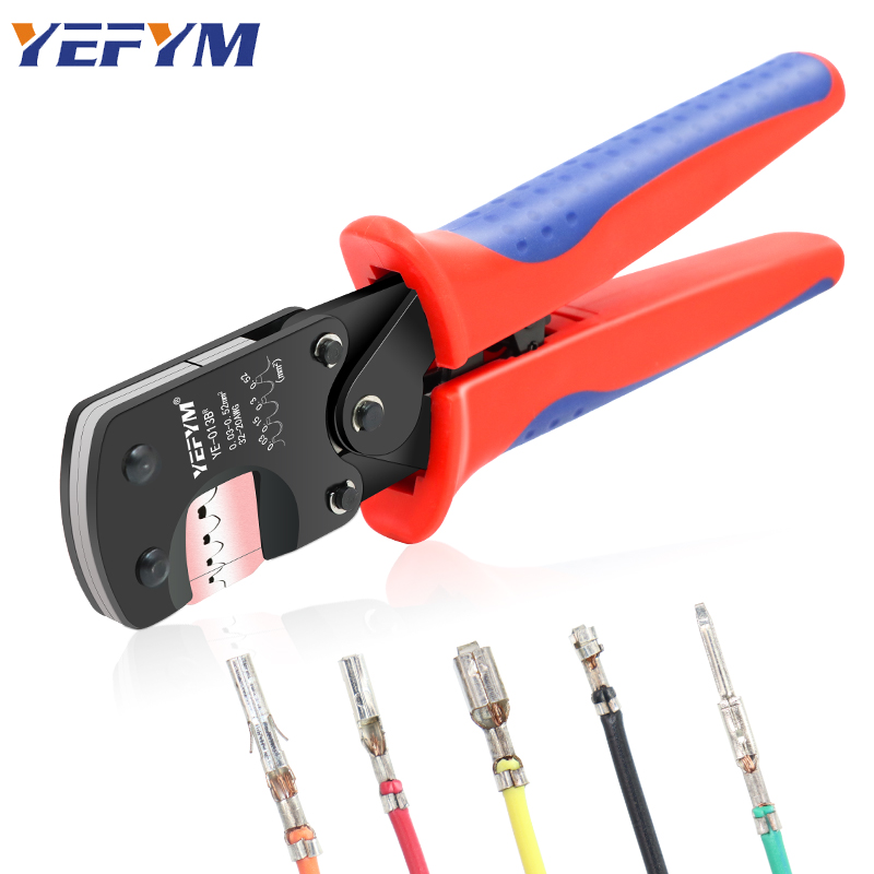 JST DuPont Terminals XH2.54/PH2.0/ZH1.5/SH1.0/ DuPont 2.0/2510 Zange YE-013BR Mini-Crimpwerkzeuge 0,03–0,52 mm2/32–20 AWG