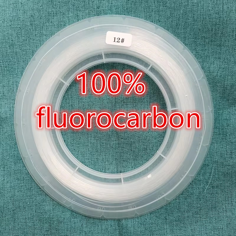 100M ตกปลา Fluorocarbon ขนาดใหญ่ 0.70 มม.0.90mmTransparent เรือตกปลาทะเลตกปลาผู้นําคาร์บอนอุปกรณ์ตกปลา