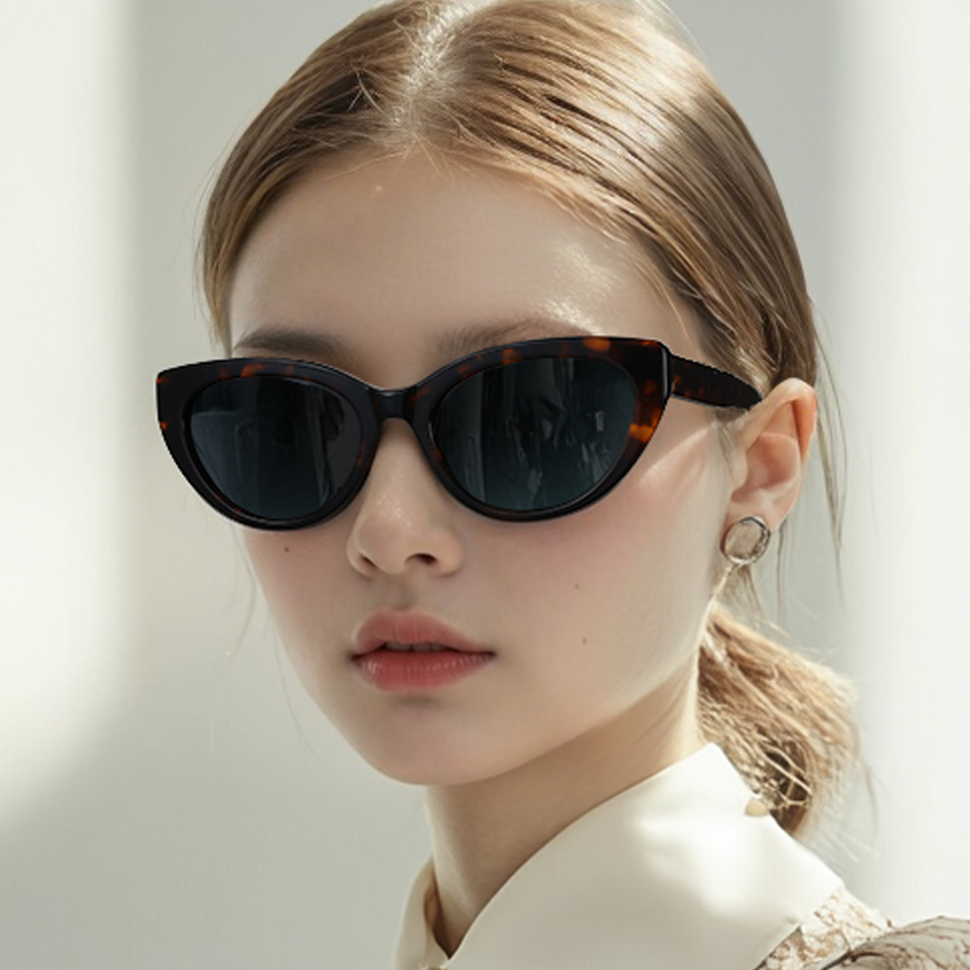 ZENOTTIC Fashion Cat Eye Polarized Sunglasses Handmade Acetate UV400 Protection Sun Glasses Shade for Women Gift Travel